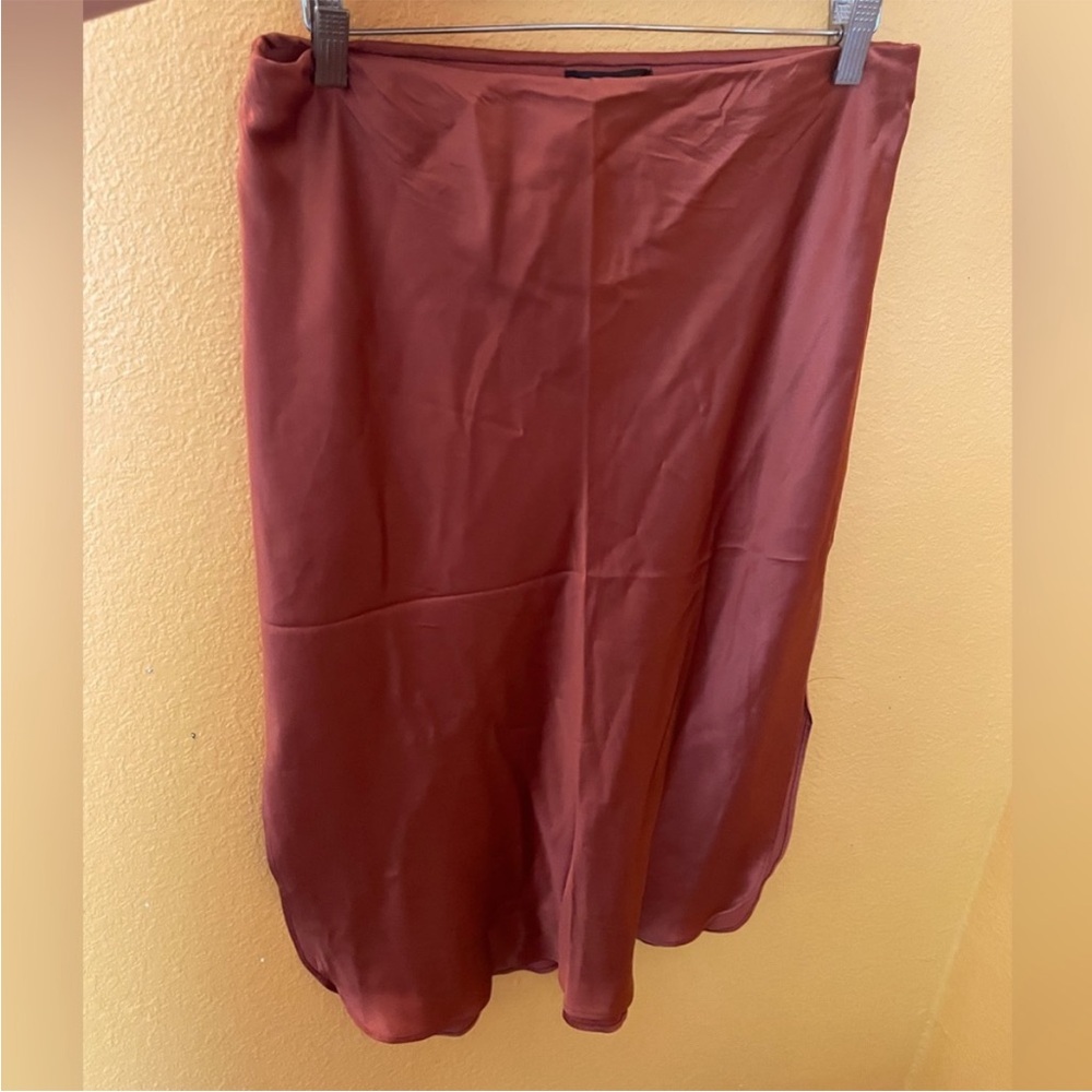 Banana Republic Silk Midi Skirt